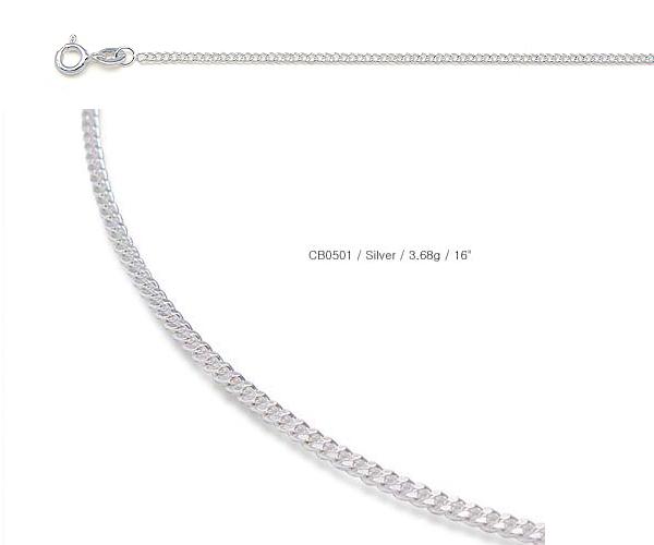  Sterling Silver Chain Made By Italian Machinery - Curb Twist ( Sterling Silver Chain Made By Italian Machinery - Curb Twist)