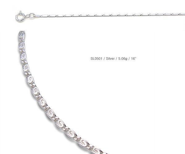  Sterling Silver Chain Made By Italian Machinery, Snail Chain (Серебрянные цепь, итальянские машины, Улитка Сеть)