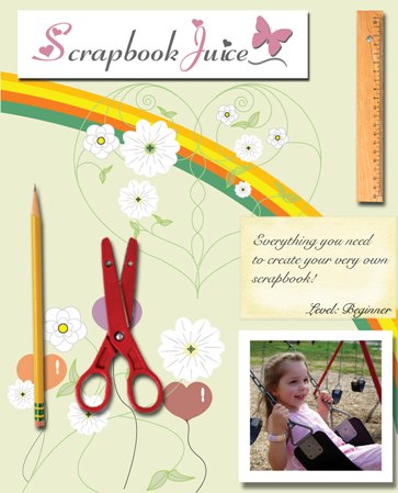 Scrapbook Kit Scrapbook Juice Beginner Kit (Записки о записках Kit сок Новичок Kit)