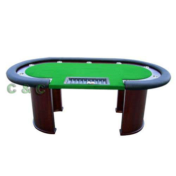  High End Poker Table With Dealer Place (High End Table de Poker avec un courtier en Place)