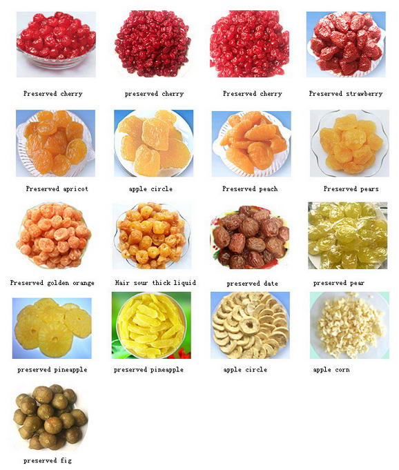  Dried Fruits / Fresh Fruits / Preserved / Apples / Pear / Peach / Apric