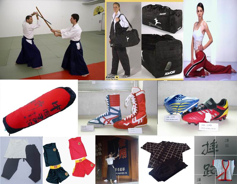 Martial Art Uniform, Sandsack, Handschuhe, Waffen (Martial Art Uniform, Sandsack, Handschuhe, Waffen)