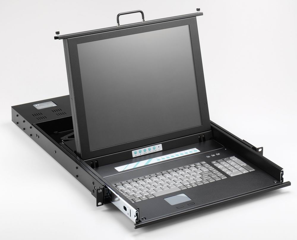  Rackmount Monitor Keyboard KVM Drawer (Стойку монитора клавиатуры KVM Drawer)