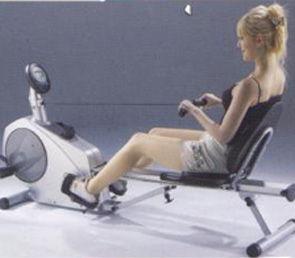  2 In 1 Rower & Recumbent Bike (2 In 1 rameur et vélo couché)