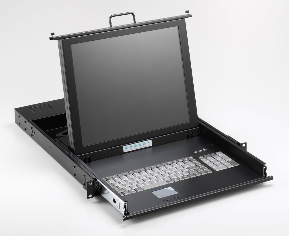  1U Industrial Rackmount Monitor Keyboard Drawer (Industrial Monitor 1U Rackmount Keyboard Drawer)