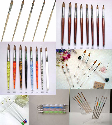  Nail Art Brush- Kolinsky Hair (Nail Art Brush-Kolinsky волосами)