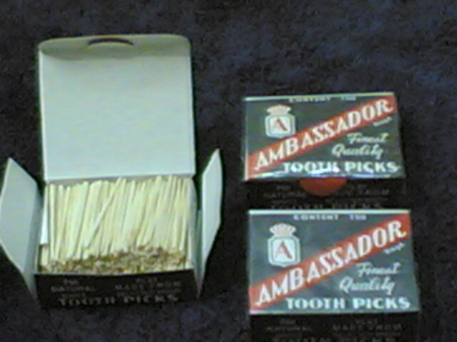  Wooden Tooth Picks (FLAT) (Cure-dents en bois (FLAT))