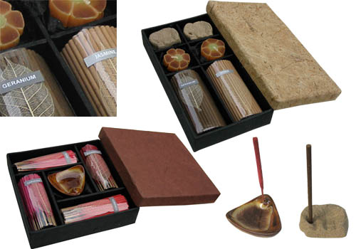  Spa Sets Handmade Soap Incense Stick Sets ()