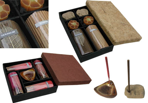  Spa Sets Handmade Soap Incense Stick Sets