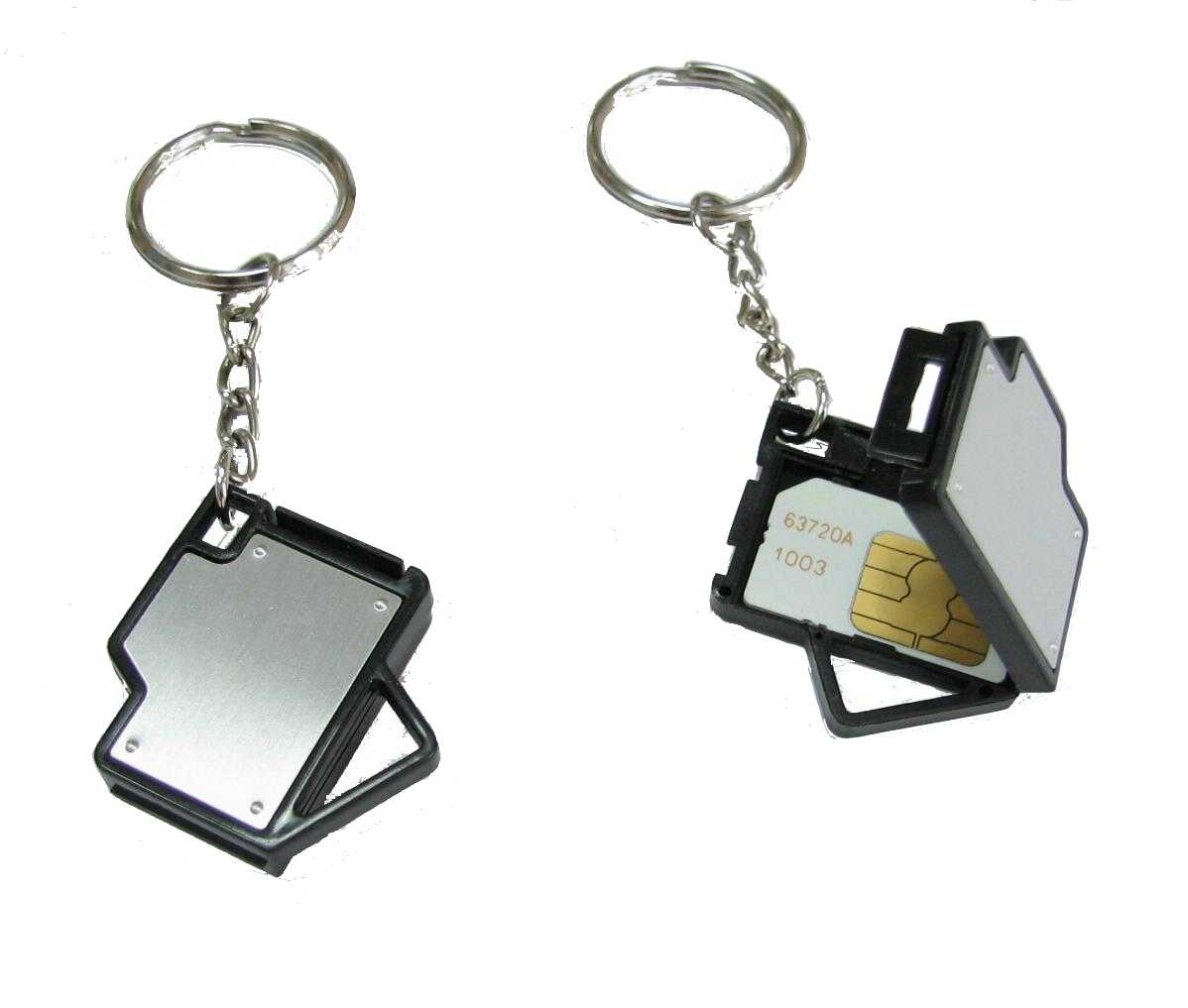  Key Chain With SIM Card Holder (Key Chain avec cartes SIM)