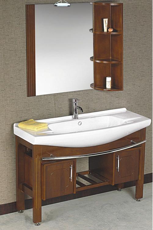  Solid Wood Bathroom Cabinet (Твердое дерево ванная кабинет)