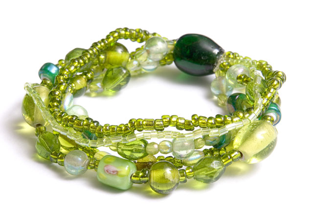  Stylish Green Bracelet (Стильная зеленый браслет)