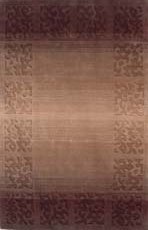  Hand Loom Rainbow Brown Embossed Carpet (Hand Loom Rainbow Brown Embossed Teppich)