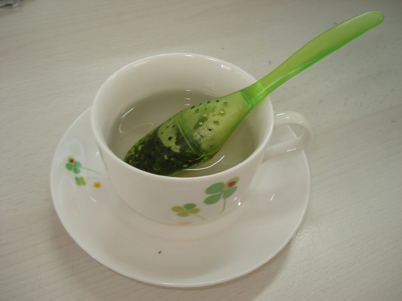  Tadpole Tea Spoon With Tea Strainer (Tadpole cuillère à thé de thé Strainer)