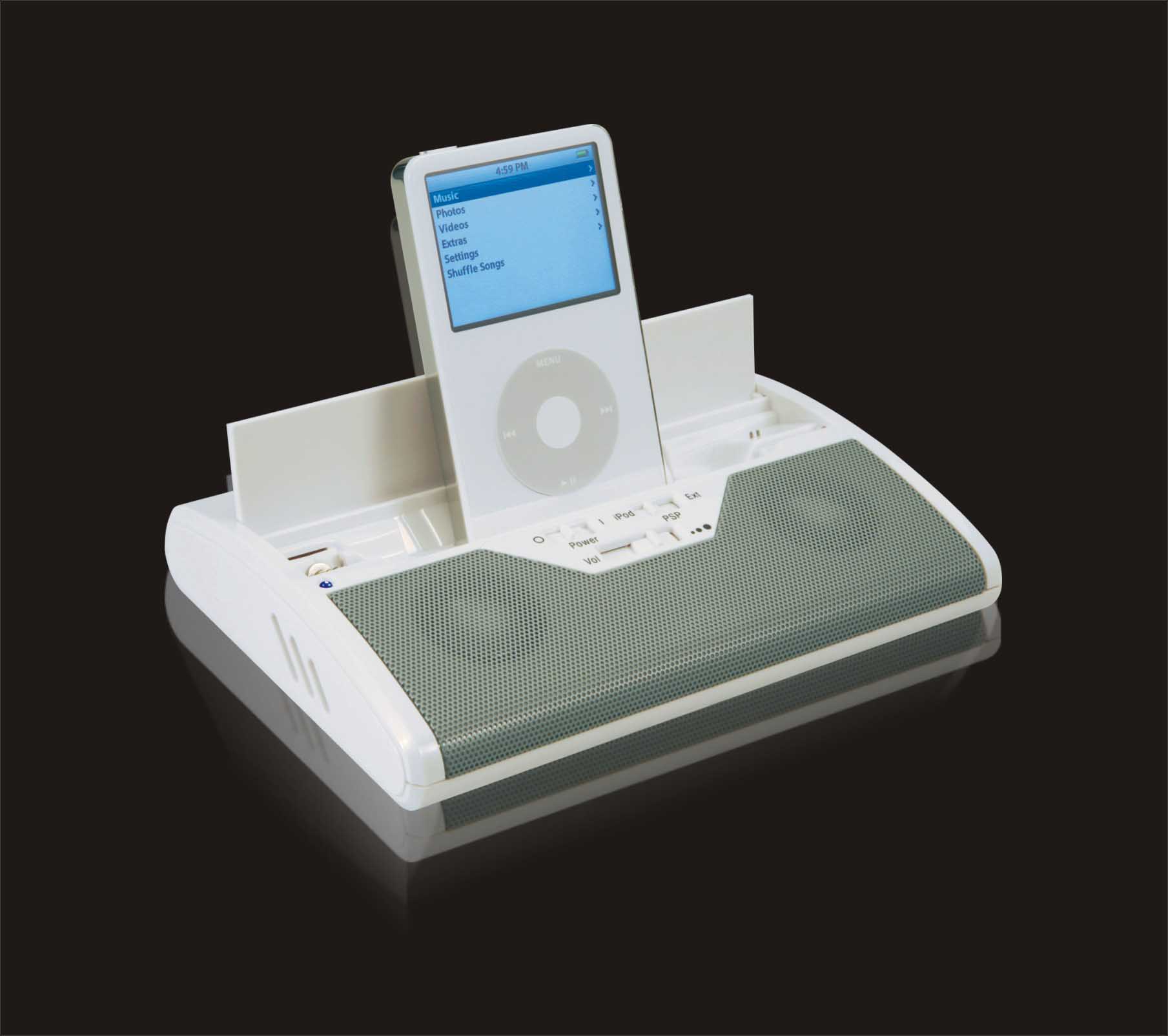  Portable Speaker & Charger For IPod And PSP Console (Портативный спикера & зарядное устройство для IPod и консоли PSP)
