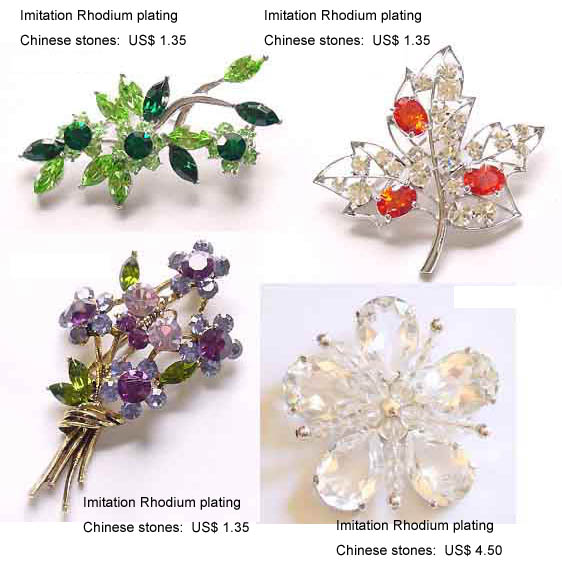  Fabulous Brooches With Chinese Stones (Fabulous Broschen mit chinesischem Stones)