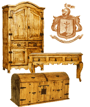  Solid Wood Furniture Mexican Style (Мебель из массива сосны мексиканском стиле)