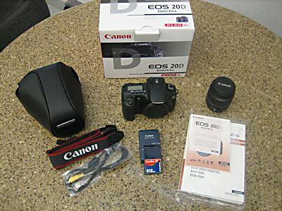  Canon EOS 20D Digital SLR Camera Kit w/ EF-S 18-55 Lens (Canon EOS 20D Digital SLR Camera Kit W / EF-S 18-55 Объективы)