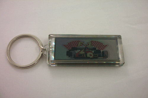  Solar Flash LCD Key Chain