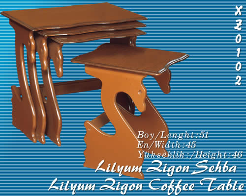  Lilium Nesting Table