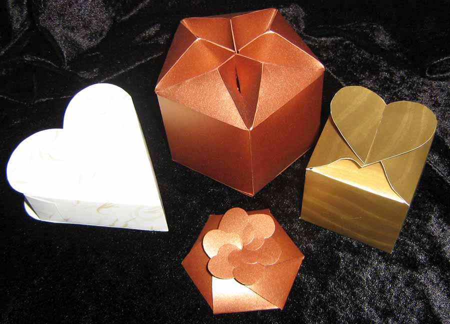  Heart Box, Star Box, And Other Paper Favor Boxes (Boîte Coeur, Star Box, et d`autres papiers Boxes Favor)