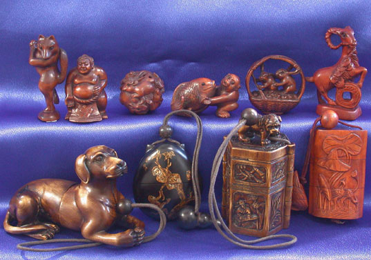 Buchsbaum Netsuke, Inro, Ojime, Wood Carving (Buchsbaum Netsuke, Inro, Ojime, Wood Carving)