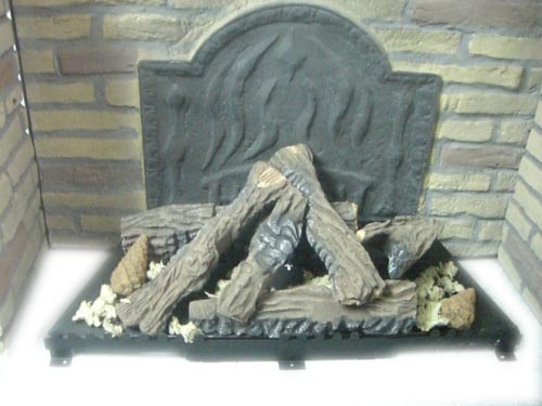  Ceramic Gas Fireplace Log
