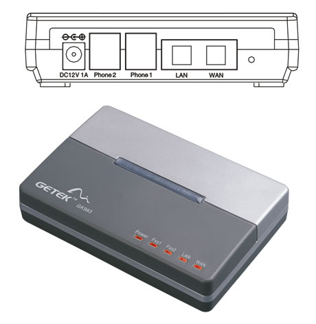  2FXS ATA Voip Gateway