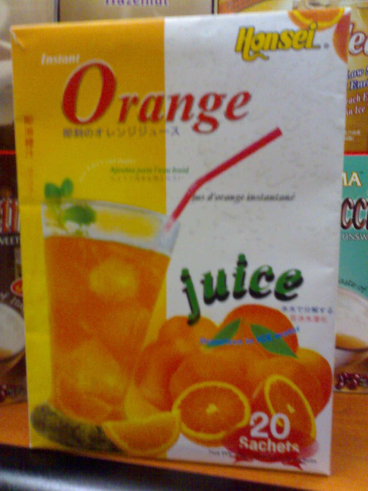  Honsei Orange & Mango Powder Drink (Honsei Orange & Манго порошковые напитки)
