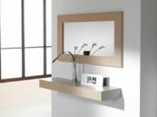  Mirror And Module With Drawer Made In Oak Wood - Zadise Muebles Auxiliares (Зеркало и модуль с выдвижным ящиком Made In Дубовая роща - Zadise Muebles Auxiliares)