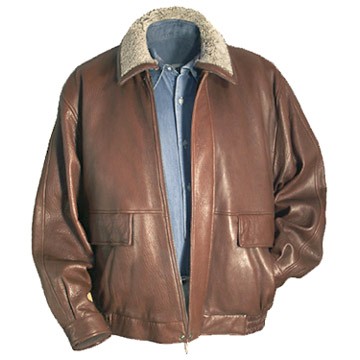  Brown Lamb Nappa Men`s Leather Jacket ( Brown Lamb Nappa Men`s Leather Jacket)