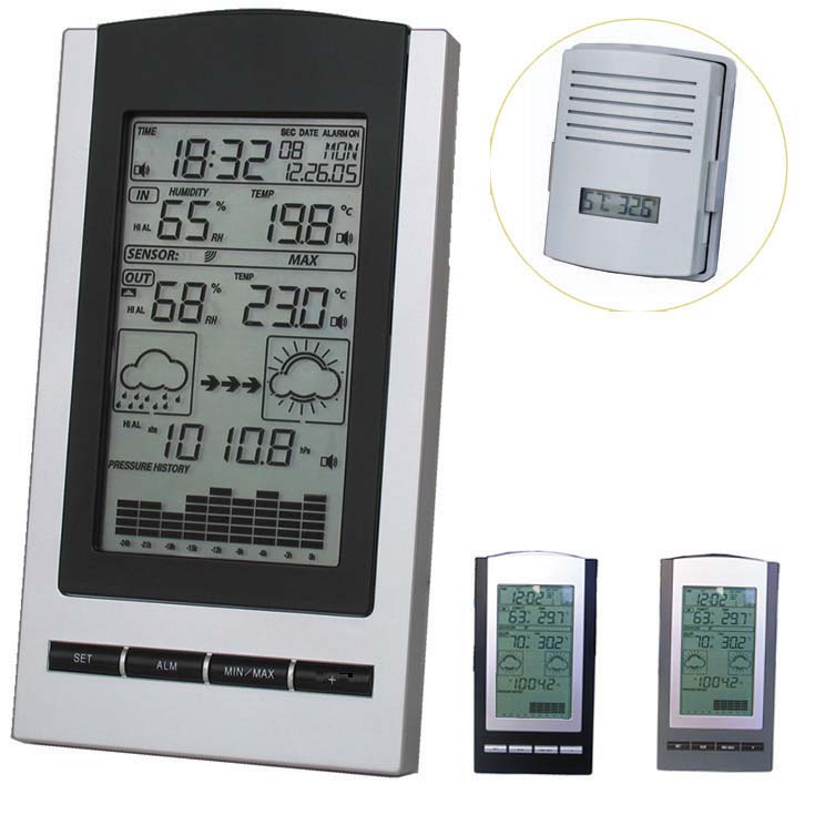  Radio Controlled Weather Center With Remote Sensor (Radio Controlled Weather Center With Remote Sensor)