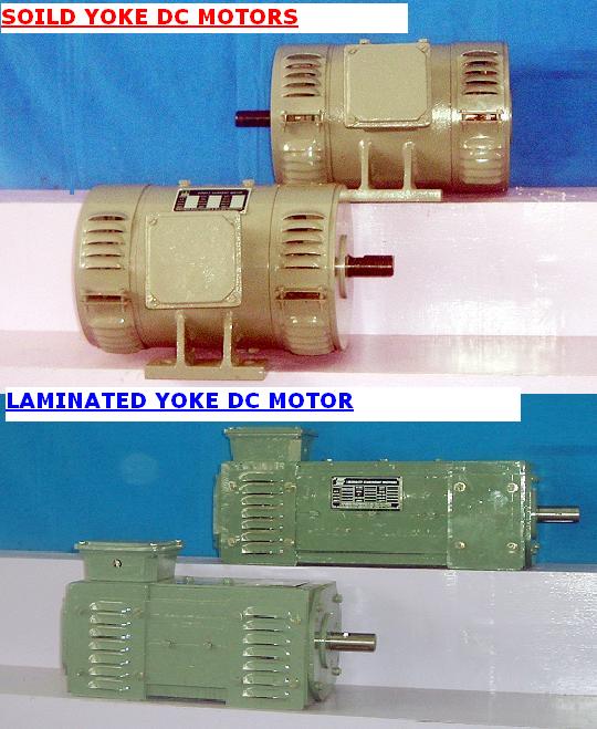 DC Motors Laminated Yoke And Solid Yoke
