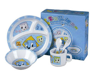  5pcs Melamine Kid Dinner Set (5 шт меламин Kid Dinner Set)