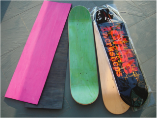  Skateboard Decks Canadian Maple ()