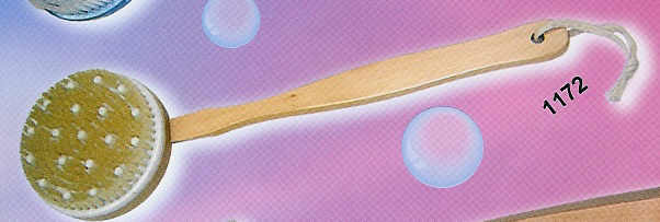  Wooden Bath Brush (Brosse bain en bois)