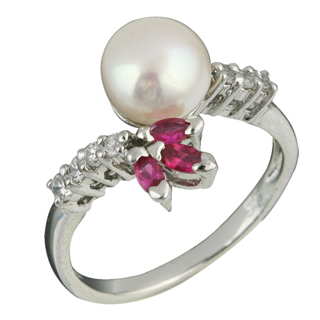 925 Silver Pearl Ring (925 Silver Pearl Ring)
