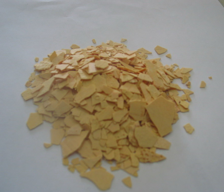  Sodium Sulphide Yellow & Red Flakes (De sulfure de sodium jaune et rouge Flakes)