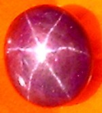  Ruby Star Cabochon