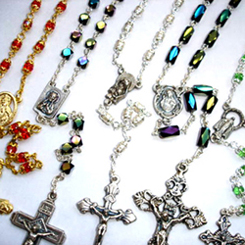  Multicolor Rosary Beads
