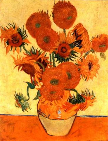  Flowerpot Oil Painting (Pot de fleurs en peinture à l`huile)