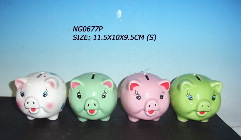  Ceramic Piggy Bank (Céramique Piggy Bank)