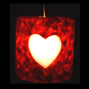  Grubby Heart Piller Candle ( Grubby Heart Piller Candle)