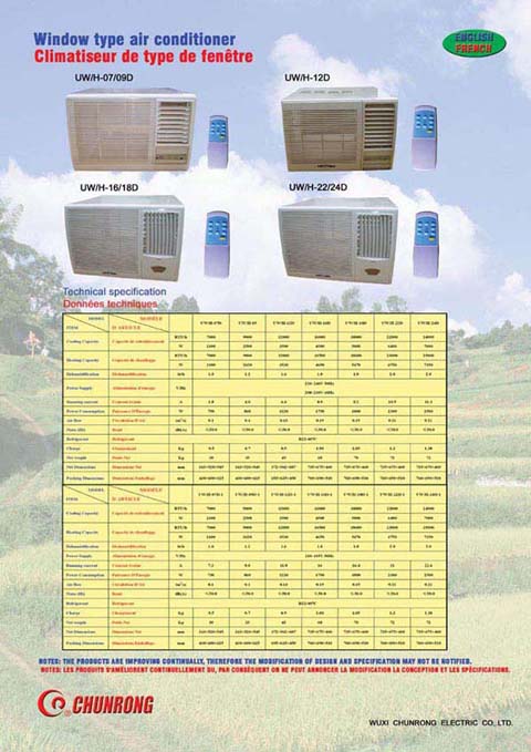  Window Type Air-Conditioner (Окно типа кондиционера)