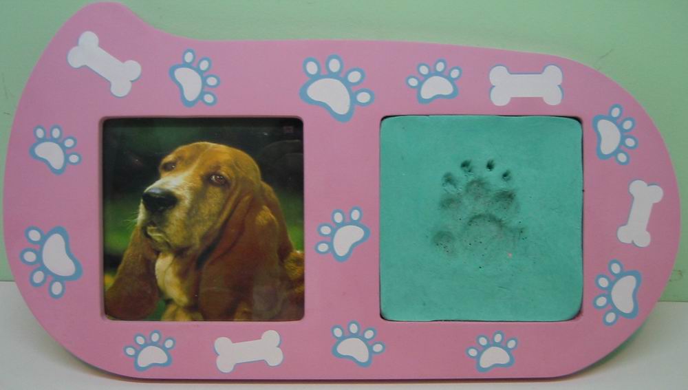  Pet Paw Print Frame With Photo (Pet Пау печати рамку с фото)