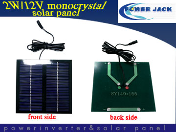  2W / 12V Monocrystal Solar Panel (2W / 12V Монокристалл панели солнечных батарей)