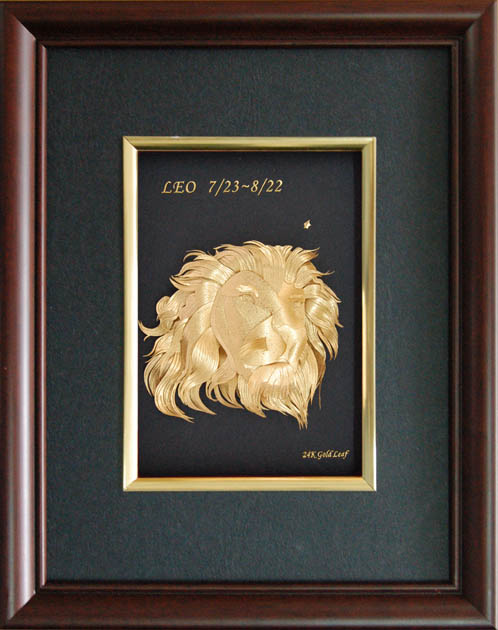 Star Sign - Leo,999.9 Pure Gold Foil