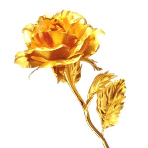  999.9 Pure Gold Foil Rose ( 999.9 Pure Gold Foil Rose)