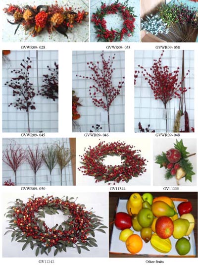  Artificial Flowers And Artificial Fruits (Fleurs artificielles, fruits artificiels)