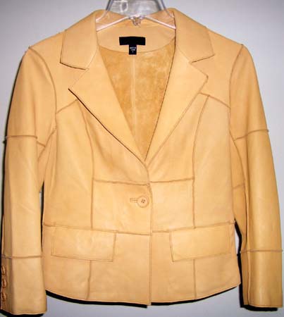  Lamb Nappa Leather Garment With Raw Edge ( Lamb Nappa Leather Garment With Raw Edge)
